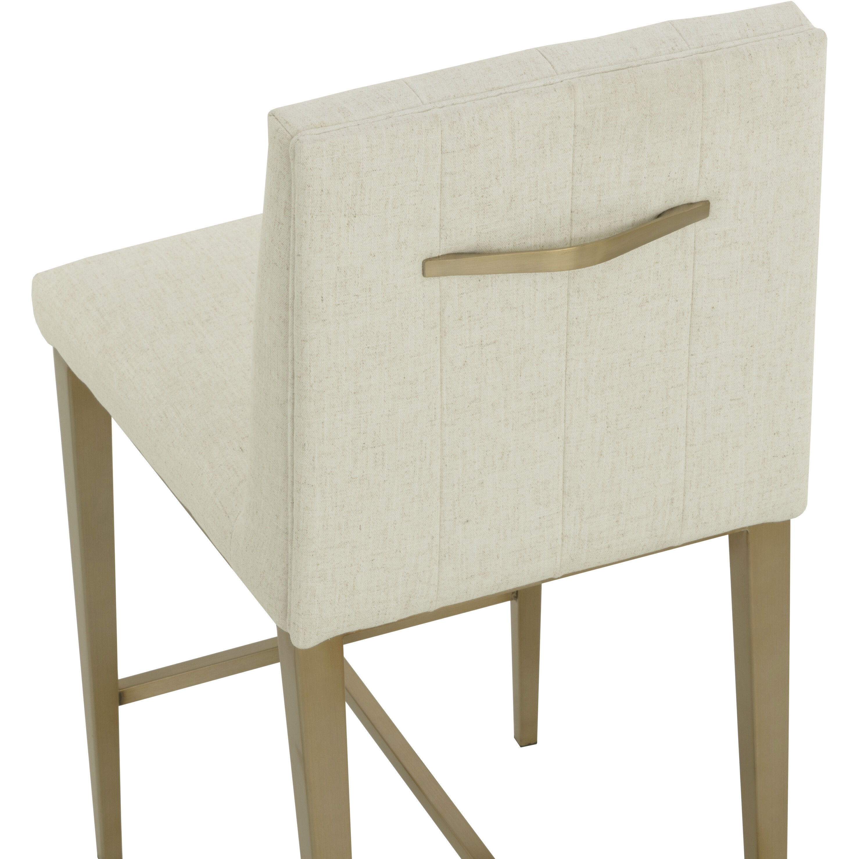 Wilbur 39.75 inch Geralt Linen Counter Stool
